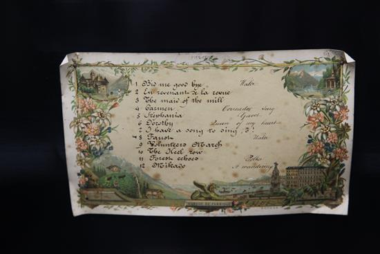 A Swiss 12-air marquetry inlaid rosewood musical box, c.1900 W.26in. D.15in. H.12in.